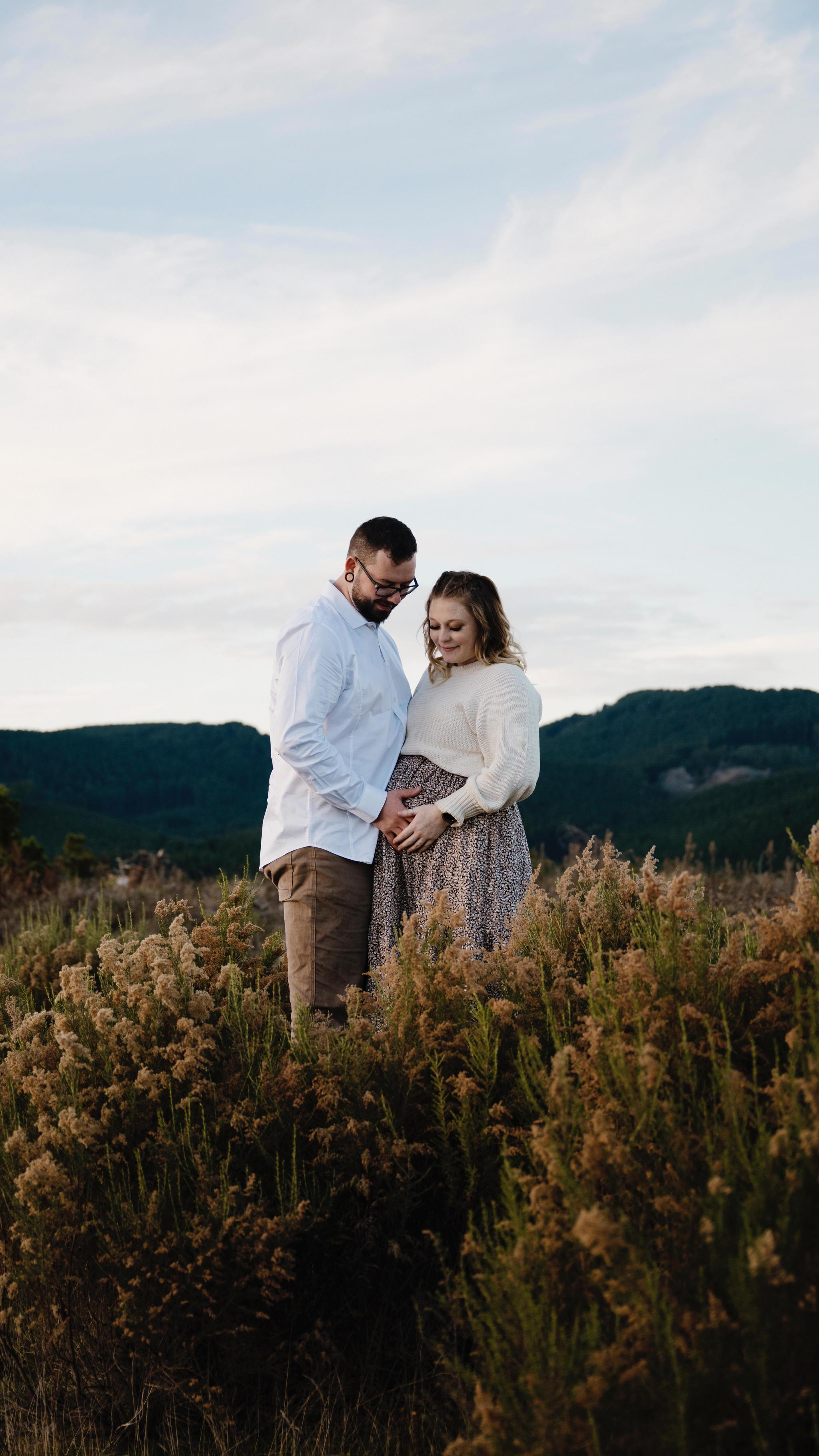 The Magic of Maternity: Capturing Meg & Wesley's Love Story in Orange, NSW
